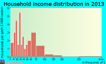 Cuyuna household income distribution