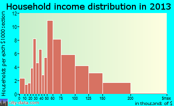Eagle Lake household income distribution