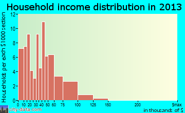 Kerkhoven household income distribution