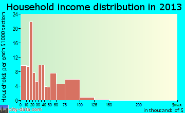 New York Mills household income distribution