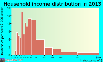 Nisswa household income distribution