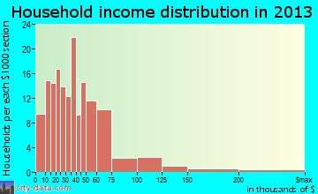 Ortonville household income distribution