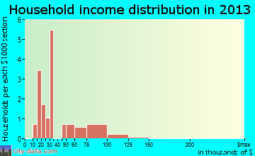 Shevlin household income distribution