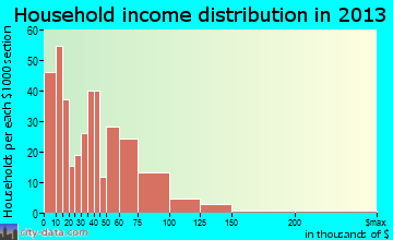 Pontotoc household income distribution