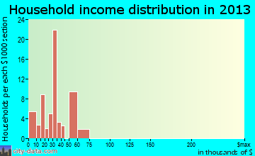 Conehatta household income distribution