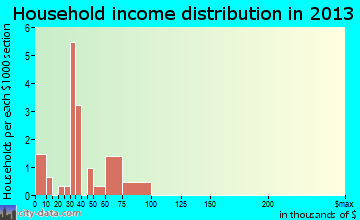 Braxton household income distribution