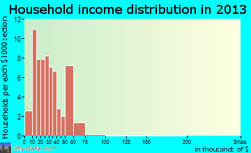Sunrise Beach household income distribution
