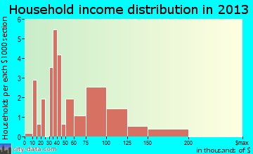 Camden Point household income distribution