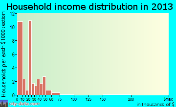 Barnett household income distribution