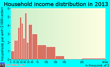 Airport Drive household income distribution