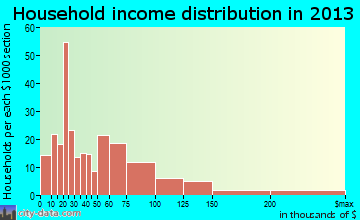 Bigfork household income distribution