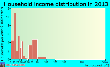 Patterson household income distribution