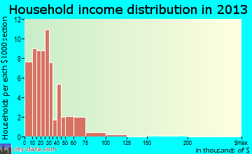 Hot Springs household income distribution