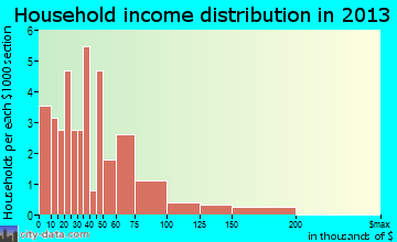 Polk household income distribution