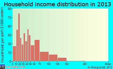 Nebraska City household income distribution