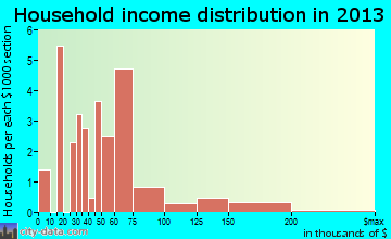 Murdock household income distribution