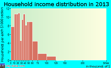 Burwell household income distribution