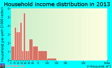 Farnam household income distribution