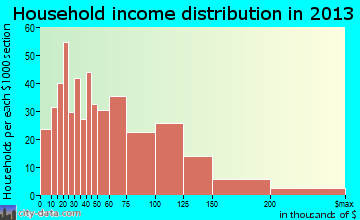 Winnemucca household income distribution