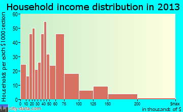 Indian Hills household income distribution
