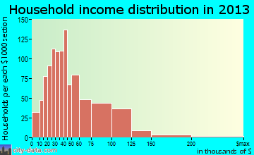 Fernley household income distribution