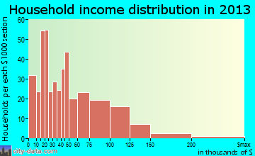 Carneys Point household income distribution