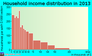 Perth Amboy household income distribution