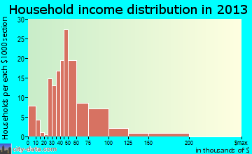 Fort Rucker household income distribution