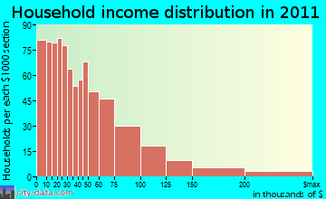 Thompson, NY household income