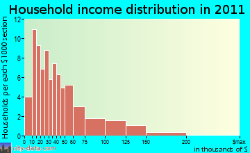 Bolivar household income distribution