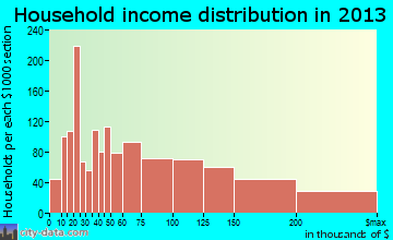 East Meadow household income distribution