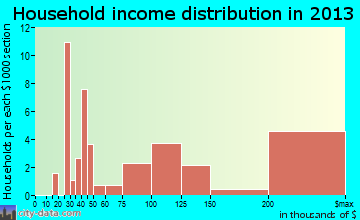Great River household income distribution