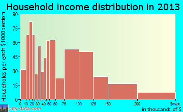 Lake Ronkonkoma household income distribution
