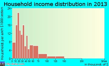 Montour Falls household income distribution