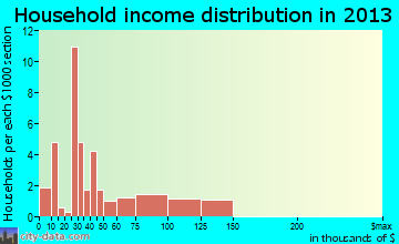 Damascus household income distribution