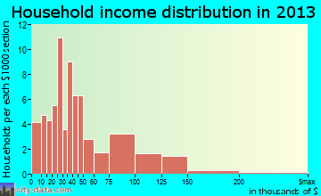 Oneida Castle household income distribution