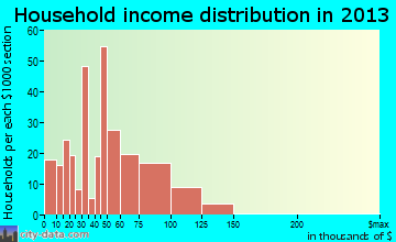 Ravena household income distribution