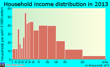 Rocky Point household income distribution