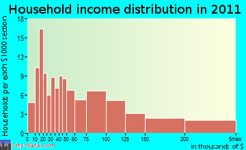 Skaneateles household income distribution