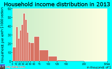 Sloan household income distribution