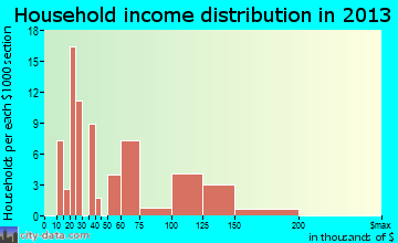 Tribes Hill household income distribution