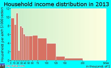 Union Springs household income distribution