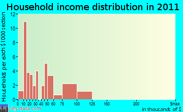 Windham household income distribution