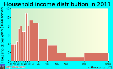 Austerlitz household income distribution