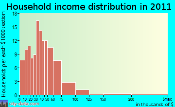 Ephratah household income distribution