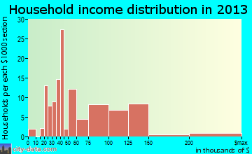 Brices Creek, NC household income