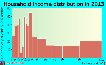 Davidson household income distribution