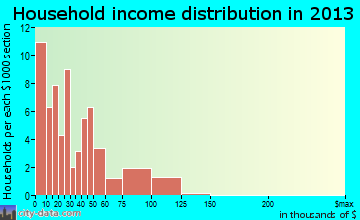 High Shoals household income distribution