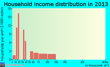 Delleker household income distribution