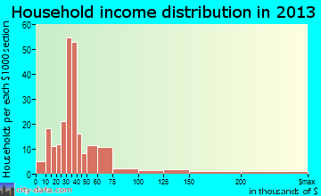 Plain View household income distribution